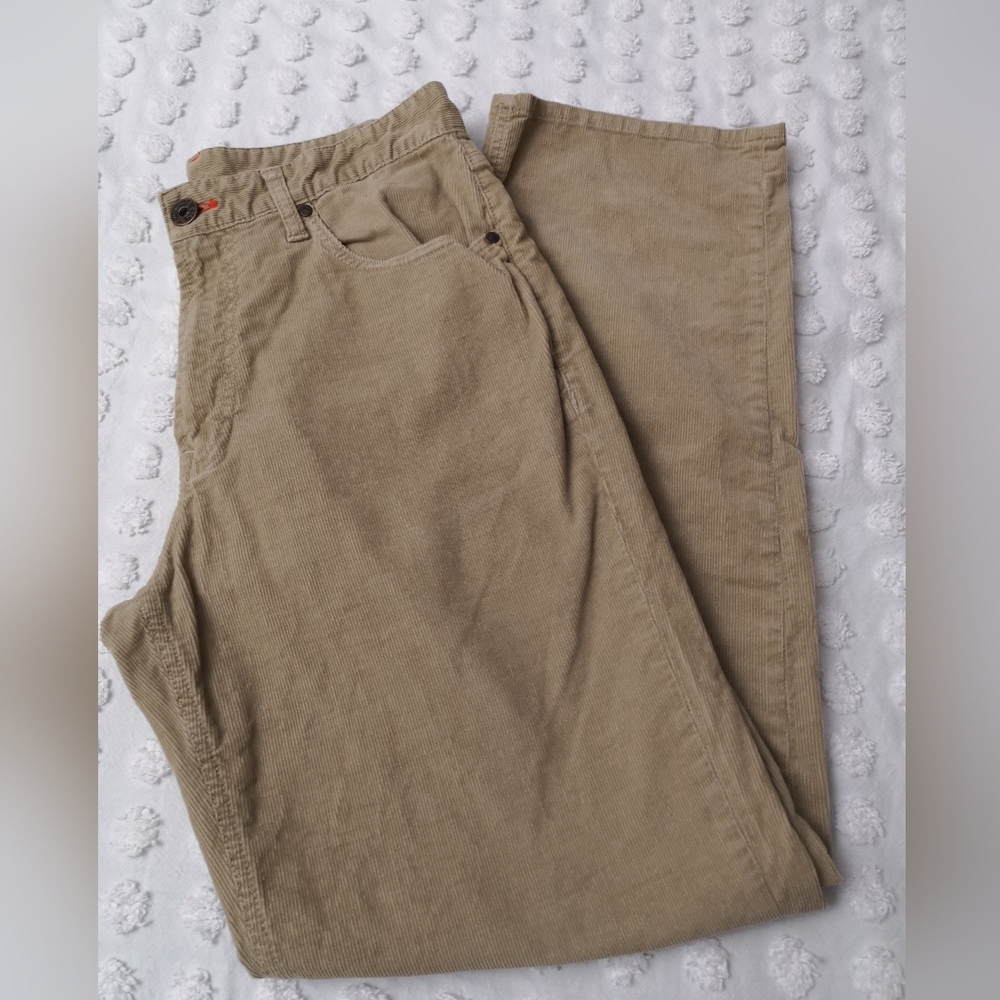 Faconnable Men's Corduroy Pants in Tan